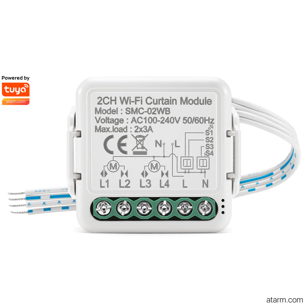 SMC-02WB 2CH Wi-Fi Curtain Module