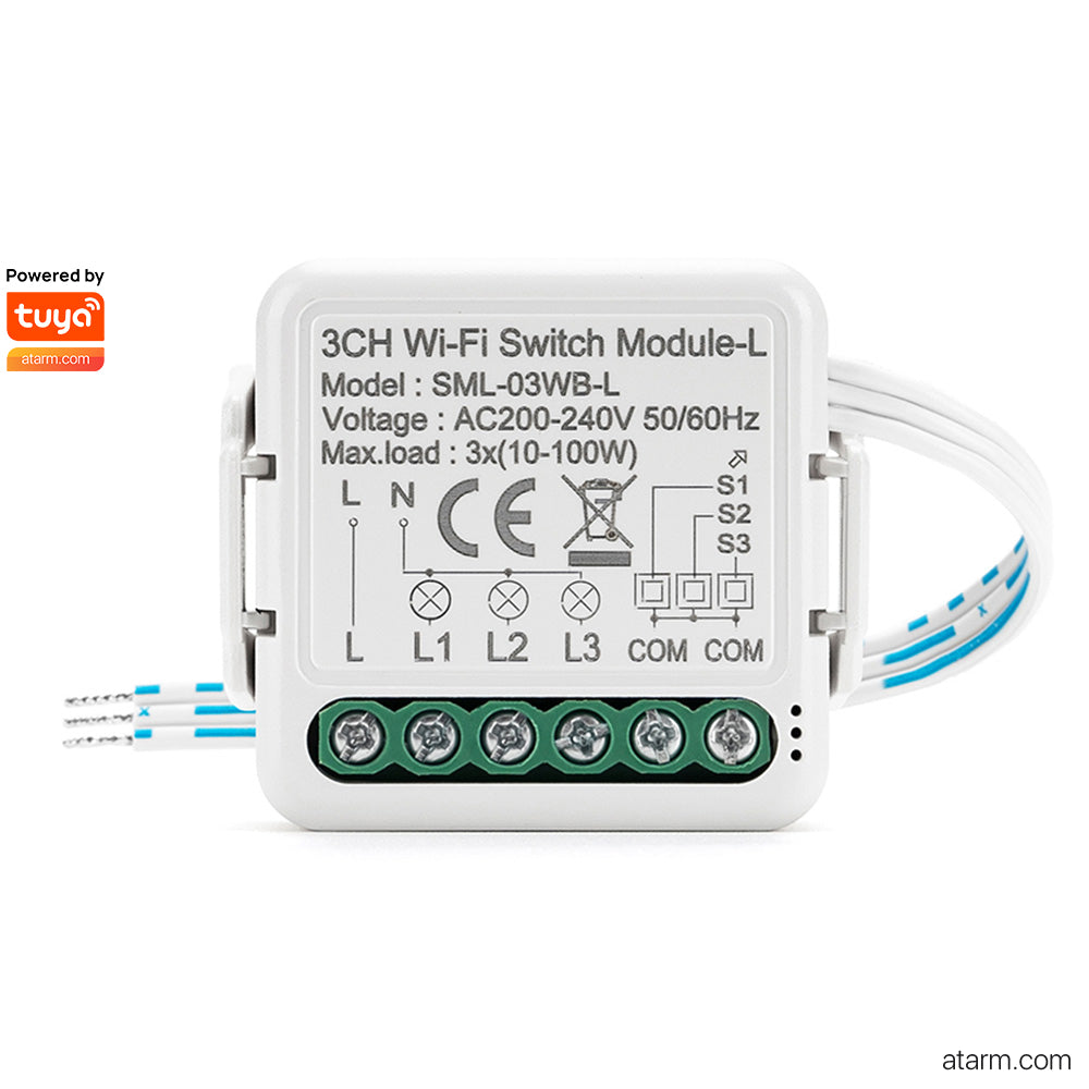 SML-03WB-L 3CH Wi-Fi Lno-neutral Switch Module
