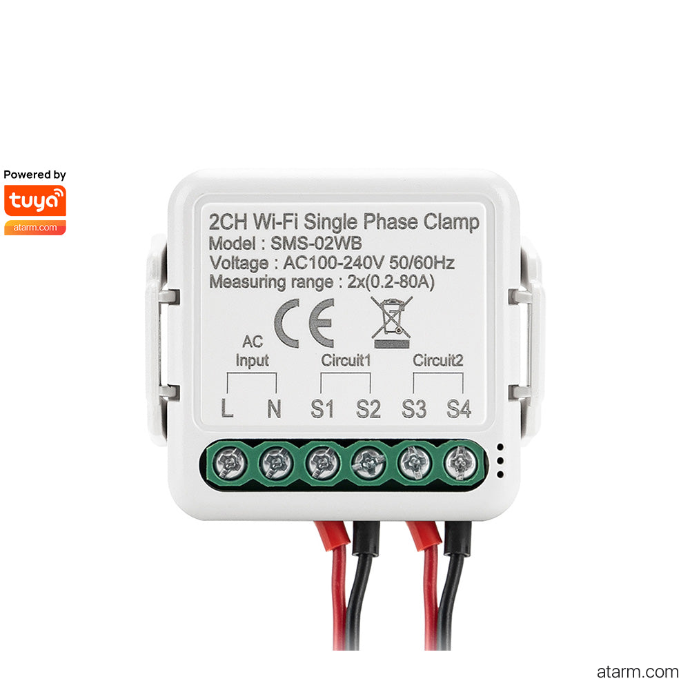 SMS-02WB 2CH Wi-Fi Single Phase Clamp